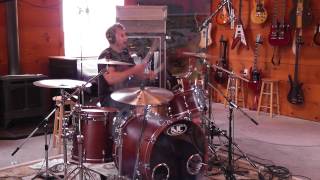 Nik Varey - Foo Fighters My Hero at Beach Road Studios - SJC Drums