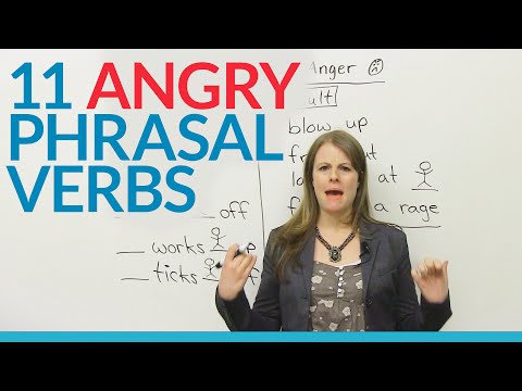 ANGRY句動詞を11個学ぶ (Learn 11 ANGRY Phrasal Verbs in English)