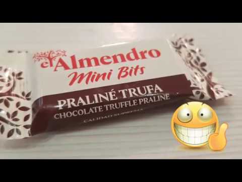 El Almendro Mini Bits Praliné Trufa Chocolate Truffle Praline Opening Video 2019