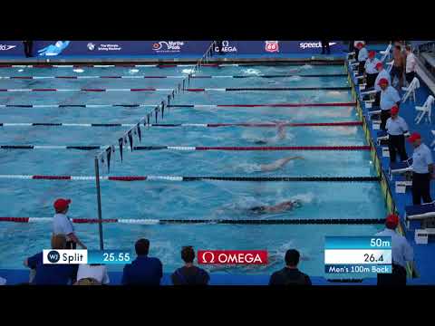 Men’s 100m Back B Final | 2018 Speedo Junior Championships