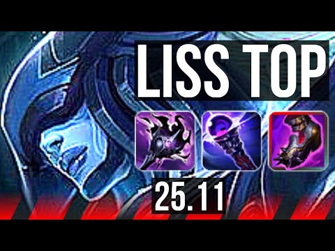 LISSANDRA vs SION (TOP) | 800+ games, Godlike | NA Grandmaster | 25.11