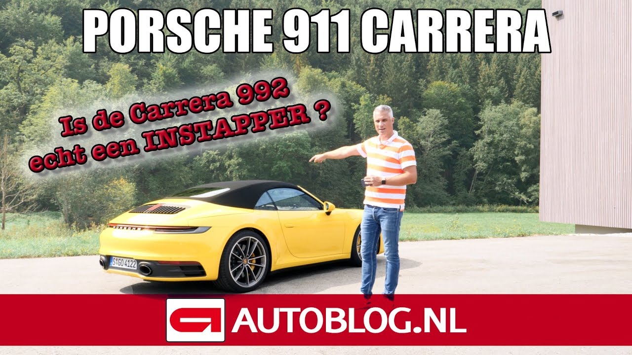 Porsche 911 Carrera (992) rijtest