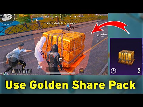 How to Use Golden Share Pack in PUBG Mobile