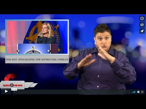 DHS not apologizing for separating families (ASL - 6.19.18)