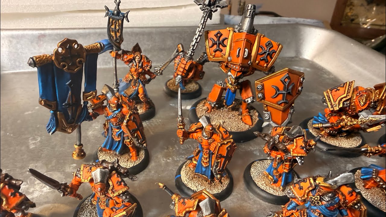 Showing off some Warmachine minis.