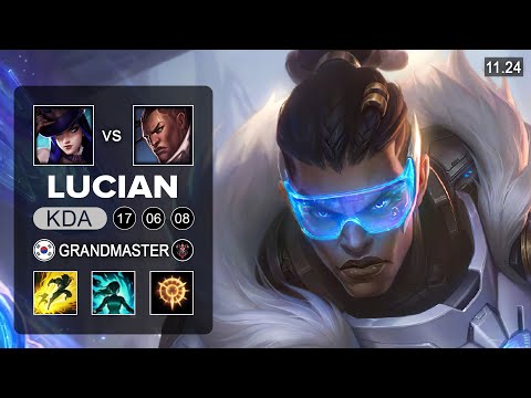 Gen G Ruler Lucian ADC vs Caitlyn - KR Grandmaster - PreSeason 12 Patch 11.24
