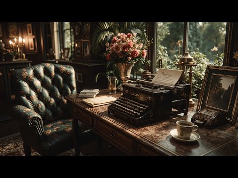 Cozy Study Vibe | Unraveling Mysteries in a Nostalgic Noir Atmosphere for Writers