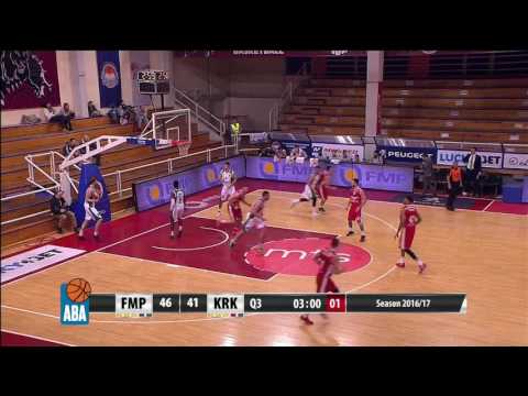 ABA Liga 2016/17 highlights, Round 16: FMP - Krka (3.1.2017)
