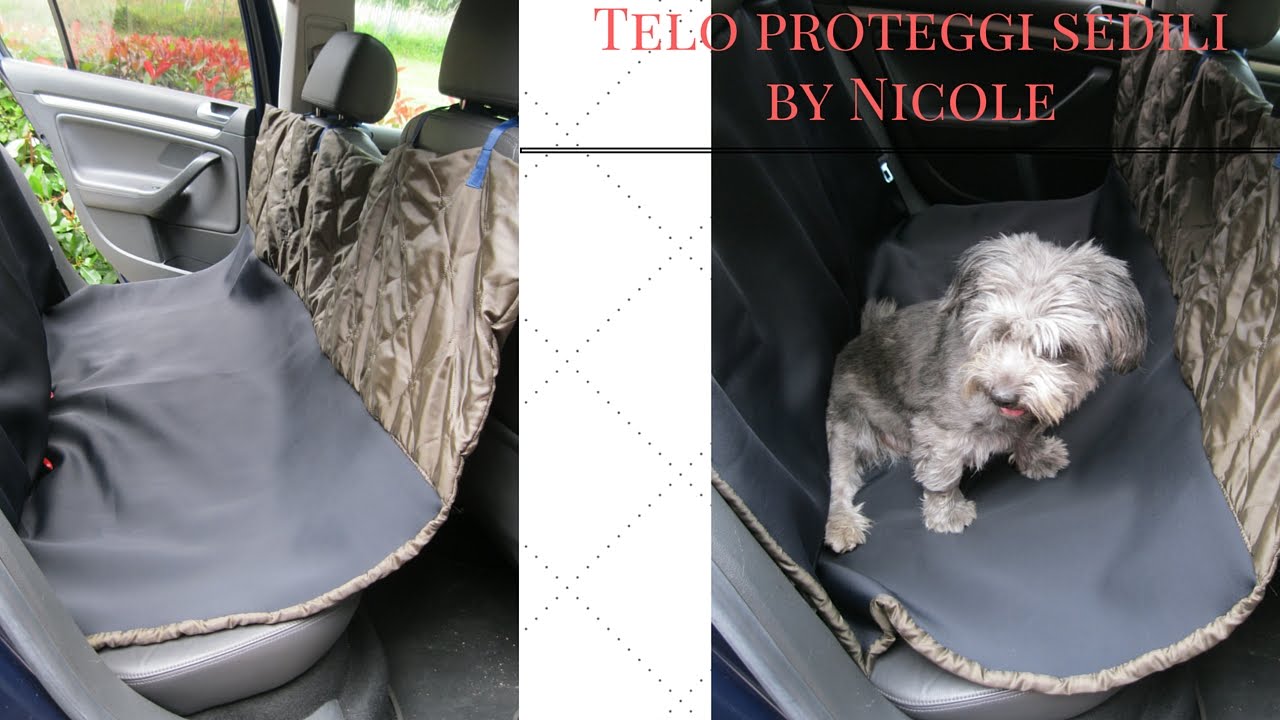 Telo proteggi sedili posteriori per cani-tutorial