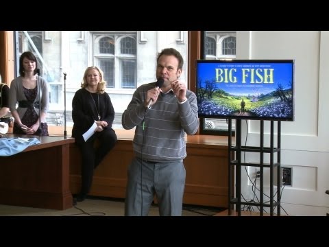 Sneak-peek featurette thumbnail for Big Fish on Broadway with behind-the-scenes rehearsal shots