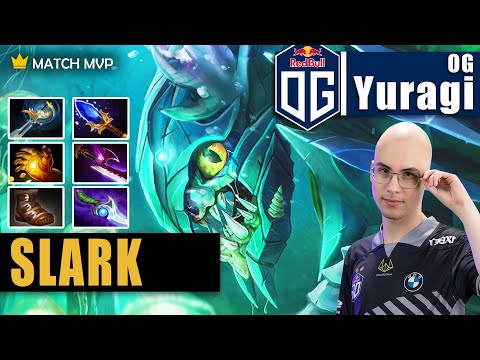 Slark Safelane | OG.Yuragi | SUPER IMBA LATE GAME CARRY SLARK 9 MIN MIDAS | 7.32b Gameplay Highlight