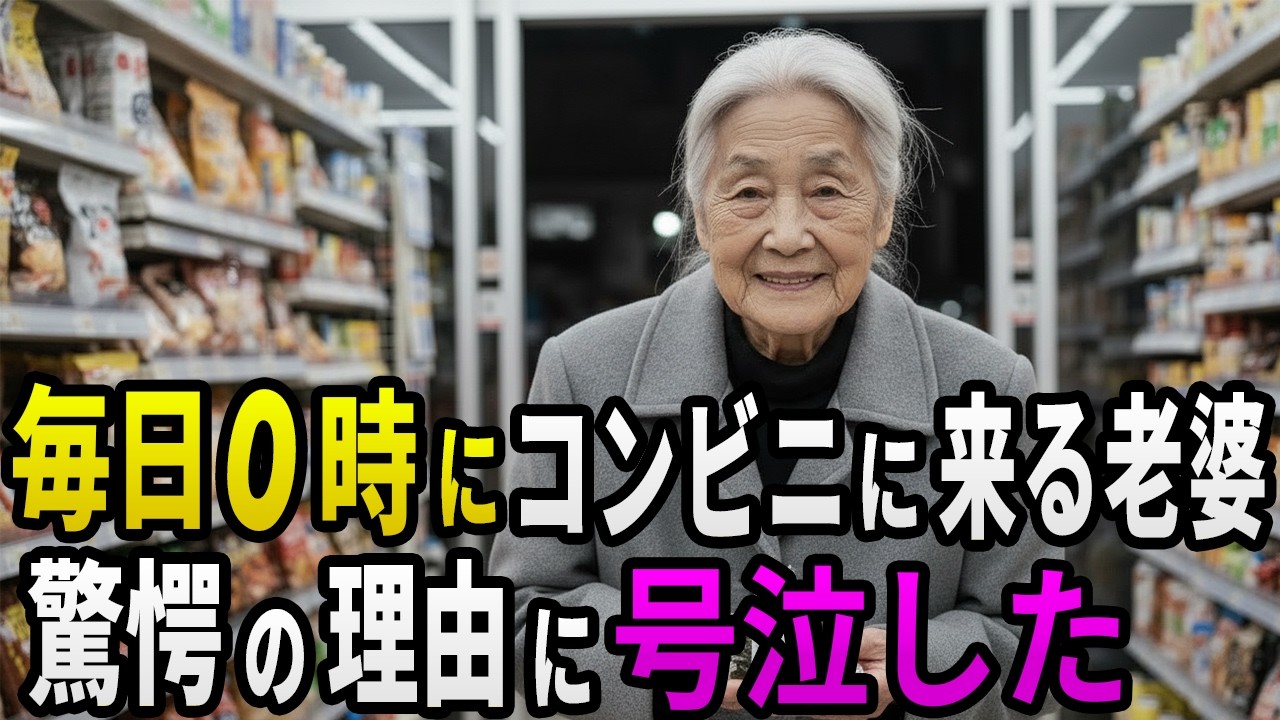 毎晩0時になるとコンビニにお婆さんが来る衝撃的な理由