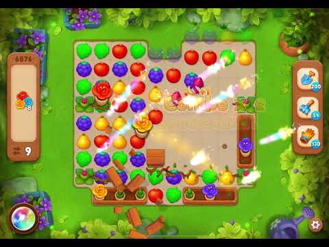 GardenScapes Level 6876 no boosters