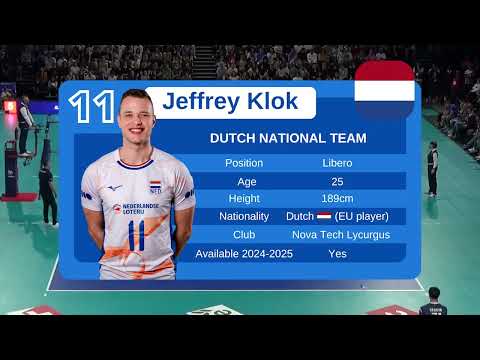 Game Highlights FRA-NED 2 | Jeffrey Klok - libero Netherlands National Team | 18-05-2024