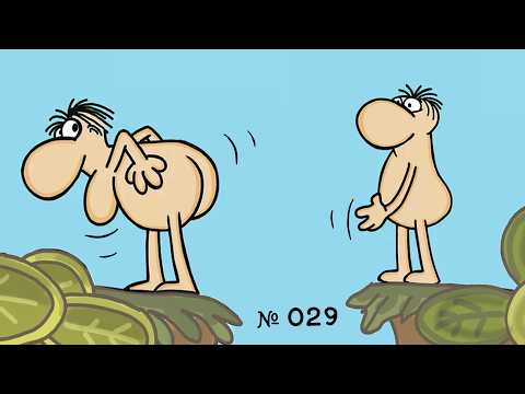Alien Visit | Hilarious Cartoon Compilation № 29 |  Funny  Cartoons by Elen Pebble Animations