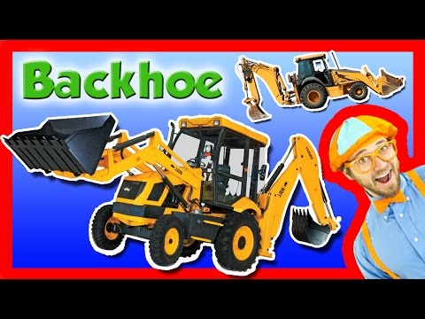 Backhoe Excavator for Kids - Explore A Backhoe Video