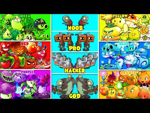PvZ 2 Tournament 6 Best Team Color Plants - Which Team Plant Will Win?