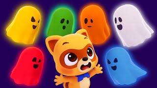 Learn Colors with Halloween Ghost 👻 3D | Kids Cartoon | Color Songs + Games | Lotty Friends