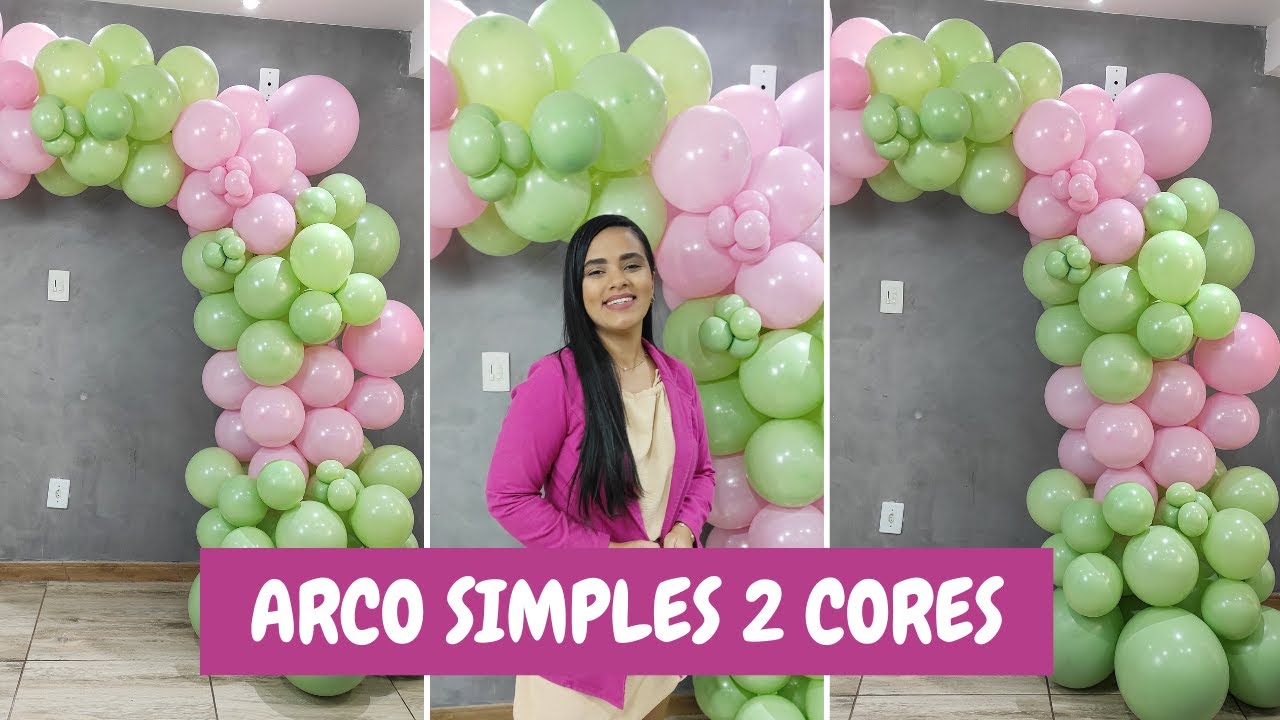 ARCO DESCONSTRUÍDO 2 CORES GASTANDO POUCO