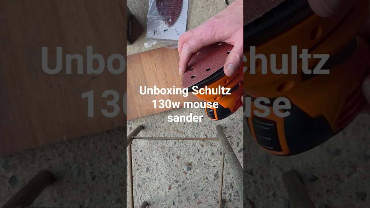 Schultz 130W Mouse Sander unboxing