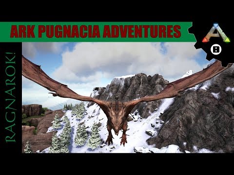 ARK Pugnacia Ragnarok Adventures - High Level Fire Wyvern and Dino Barn