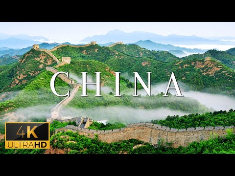 FLYING OVER CHINA (4K UHD) - Relaxing Music With Stunning Beautiful Nature Video For Stress Relief