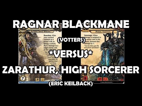 Ragnar Blackmane versus Zarathur, High Sorcerer - Warhammer 40,000: Conquest
