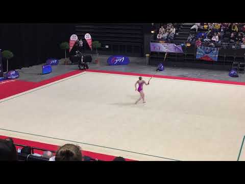 Emma Demaître ruban - Nat A 18+ - France Chambéry 2019