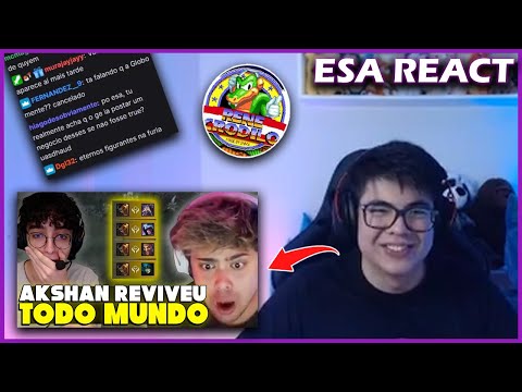 ESA REACT YODA SURPRESO COM AKSHAN, KEIO PERDENDO O DRAGON, JEAN MAGO MAIN SYLAS | RENECRODILO