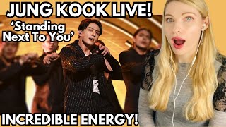 Vocal Coach/Musician Reacts: JUNG KOOK 'Standing Next To You' Live! In Depth Analysis!