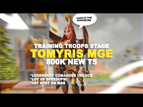 WIN MGE AS FREE2PLAY! TOMYRIS Mightiest Governor Event! / Rise of Kingdoms