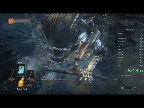 Dark Souls 3 All bosses in 1:29:28