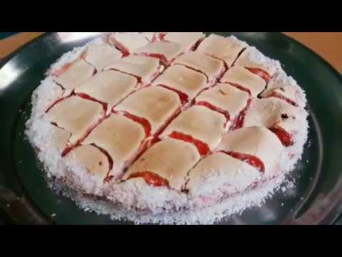 Простой  и быстрый пирог с вареньем  Quick cake