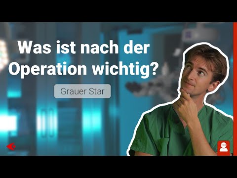 Grauer Star - Das musst du nach der Operation beachten