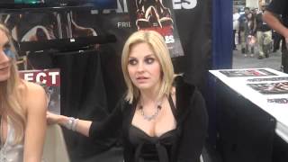 WonderCon 2012 Interview with Madison Dylan and Nikki Griffi for Cinemax's Femme Fatales video