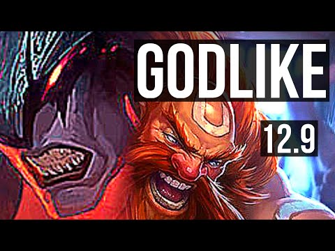 AATROX vs GRAGAS (TOP) | 7 solo kills, 11/2/5, 500+ games, Godlike | BR Master | 12.9