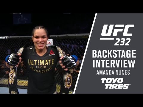 UFC 232: Amanda Nunes - 'The Pressure Was On Her'