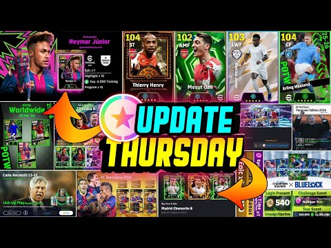 eFootball 2026 New Update! Free Epic 😍 New Treasure Link, Thursday Potw & Free Coins Campaign