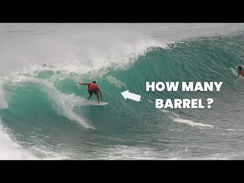 How Many Barrel Can You Score at Uluwatu?? (Opening Scene) - Tuesday, 23 April 2024 Bali
