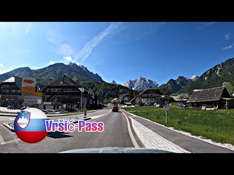 Driving in Slovenia Vrsic Pass - Kranjska Gora to Trenta