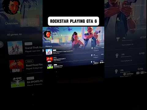 Rockstar Testing GTA 6 FIRST LOOK On PS5🔥 #gta6 #shorts