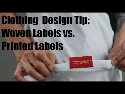 Woven labels versus printed labels