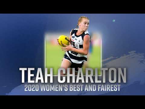 2020 Women's Best and Fairest Teah Charlton