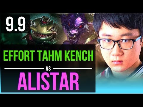 Effort TAHM KENCH & Xayah vs ALISTAR & Kai'Sa (SUPPORT) (DEFEAT) | Korea Challenger | v9.9