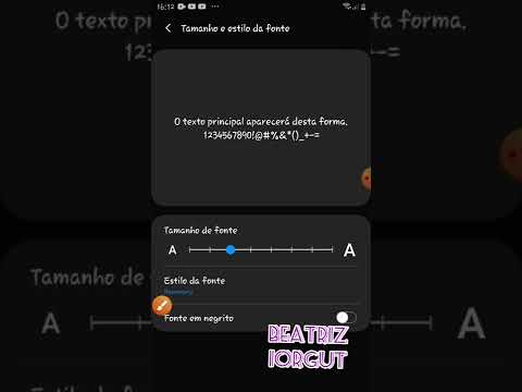 tutorial simples de como mudar a letra do seu celular bem rapidinho