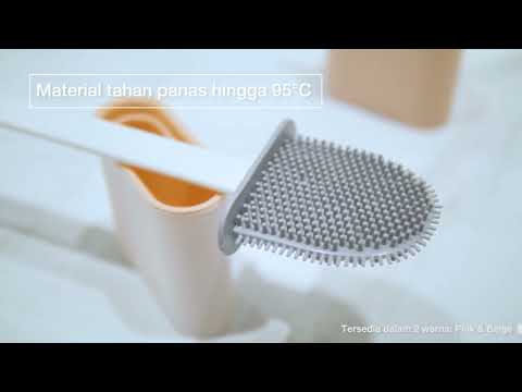 Gambar Ataru Sikat Toilet Silikon - Pink