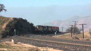 preview picture of video 'Union Pacific Manifest in Caliente and Bealville HD'