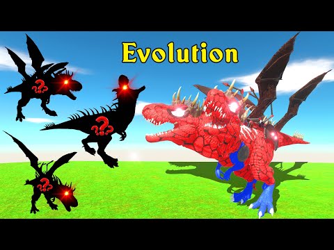 spiderman t-rex evolution vs dinosaurs fighting in jurassic world - animal Revolt Battle Simulator