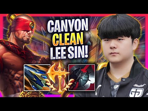 CANYON IS SO CLEAN WITH LEE SIN! - GEN Canyon Plays Lee Sin JUNGLE vs Taliyah! | Season 2024