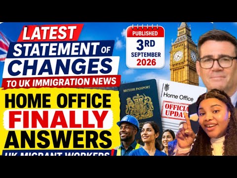 UK IMMIGRATION RULES UPDATE – 3 SEPTEMBER 2026